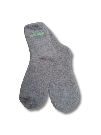 Gray comfort socks